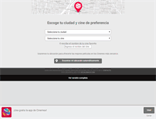 Tablet Screenshot of m.cinemex.com